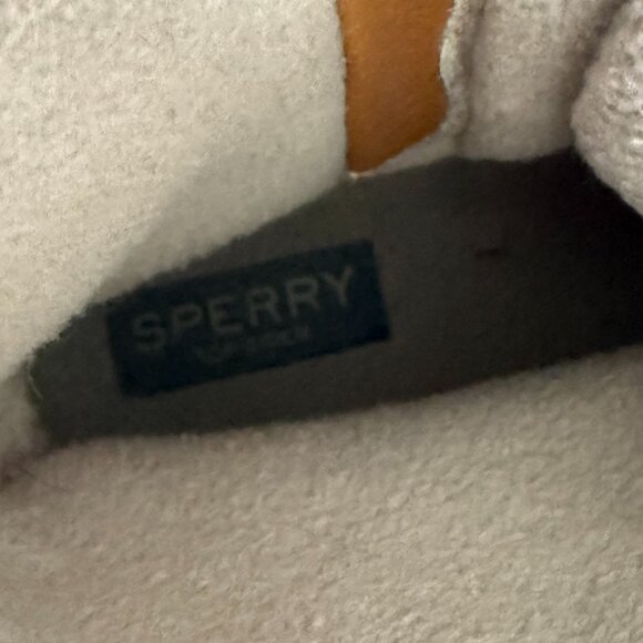 Sperry Womens Duck Boots 3M Thinsulate Insulation Size 10M Gray Tan Wool - Picture 9 of 11